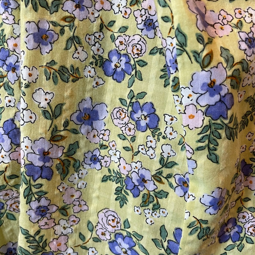 Topshop Floral Cropped long sleeve - Picture 3 of 3